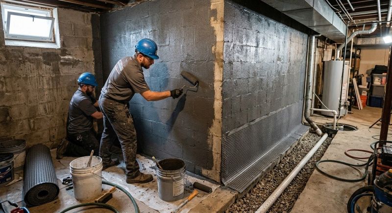 Basement Walls Waterproofing in Tampa, FL