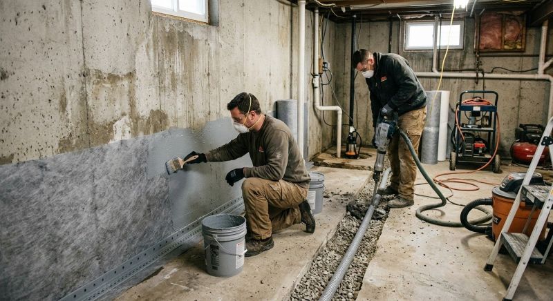 Wet Basement Repair in Tampa, FL